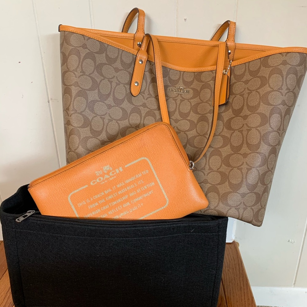 SOLD: Coach Reversible Tote, Wallet, Organizer